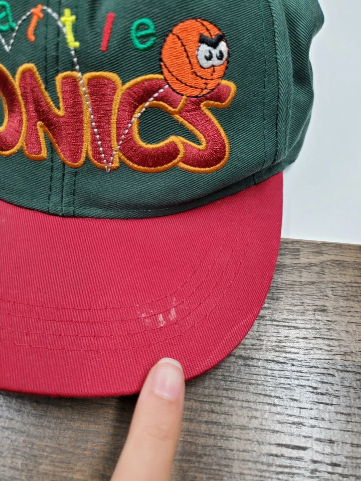 Logo 7 Seattle Sonics Juniors Sombrero Juvenil Verde Snap Back Baloncesto NBA Gorra de Pelota Foto 3 de 4