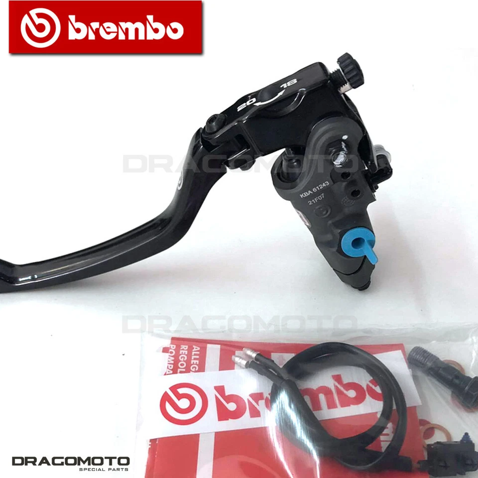 TRIUMPH DAYTONA 675 R 2013 2014 Negro Kit 19 RCS Cilindro de Freno Radial BREMBO... Foto 4 de 4