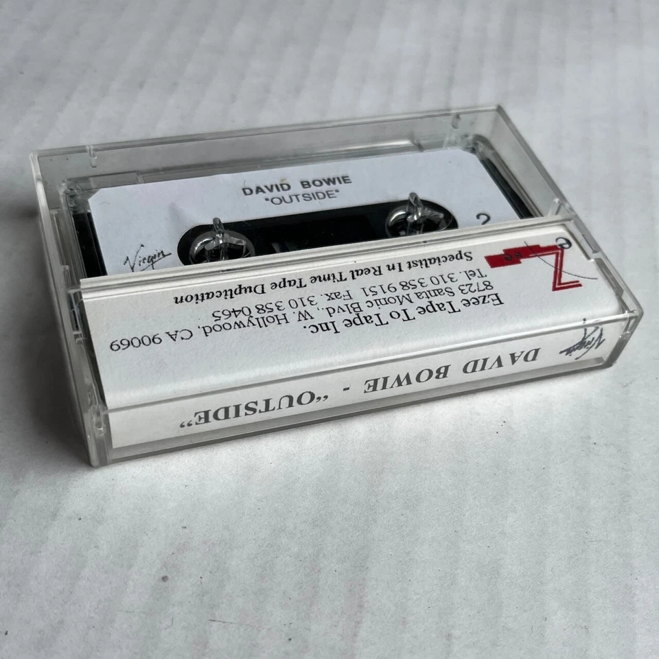 DAVID BOWIE 1. Outside The Nathan Adler Diaries 1995 US PROMO Cassette TAPE - Image 2 of 2