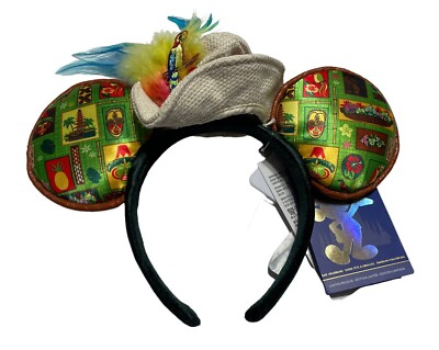 Disney World 50th Mickey Enchanted Tiki Room Main Attraction Headband Ears - NEW Mickey Mouse: The Main Attraction Enchanted Tiki Room Ears  main image 3