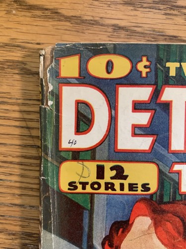 Vintage Pulp Magazine Detective Tales December 1940 Classic Cover - Picture 2 of 13
