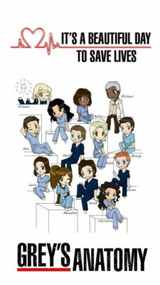 Grey's Anatomy Printed Soft Blanket, Warm Blanket 50''x40'' Blue