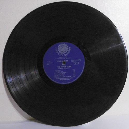33 RPM The Gold Rush Disque LP 12" Film Western - Folkways 55255 - Picture 4 of 6