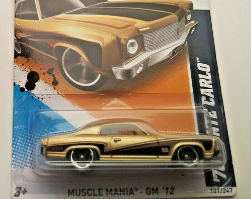 12 Hot Wheels Muscle Mania Gm 107 70 Monte Carlo Gold Varaint Ebay 12 Hot Wheels Muscle Mania Gm 107 70 Monte Carlo Gold Varaint Ebay