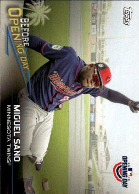 2018 Topps Opening Day Miguel Sano #BOD-MS Before Opening Day Twins 10L