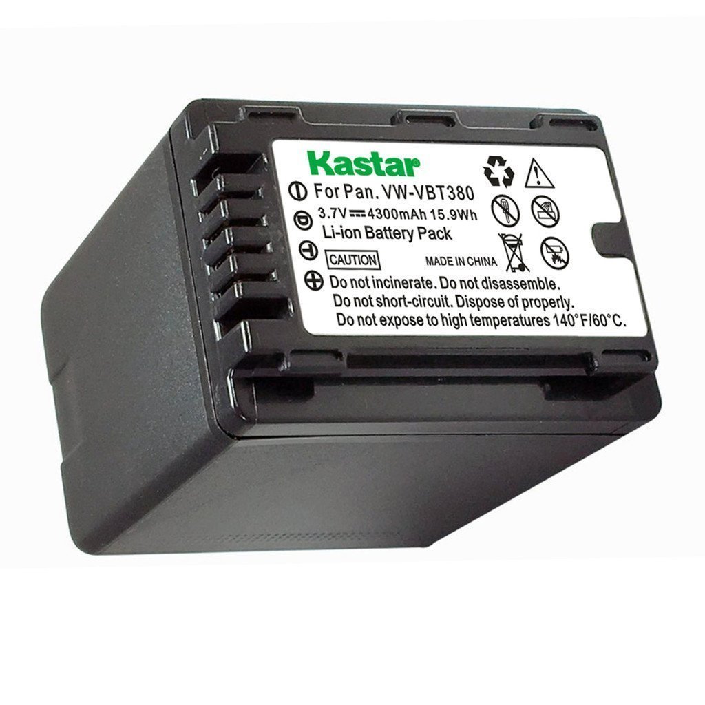 VW-VBT380 Battery & Fast Charger for Panasonic HC-WX970MGKK