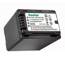 Kastar Vw-vbt380 Battery For Panasonic Hc-v110 V110mgk V130 V160 V160k V160gk