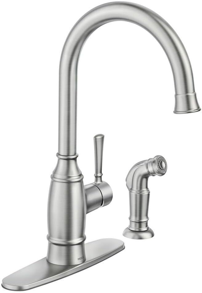 MOEN 87506SRS Noell Single-Handle Standard Kitchen Faucet Br