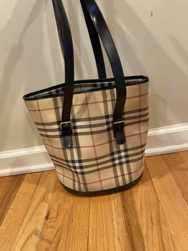 burberry coated canvas bag