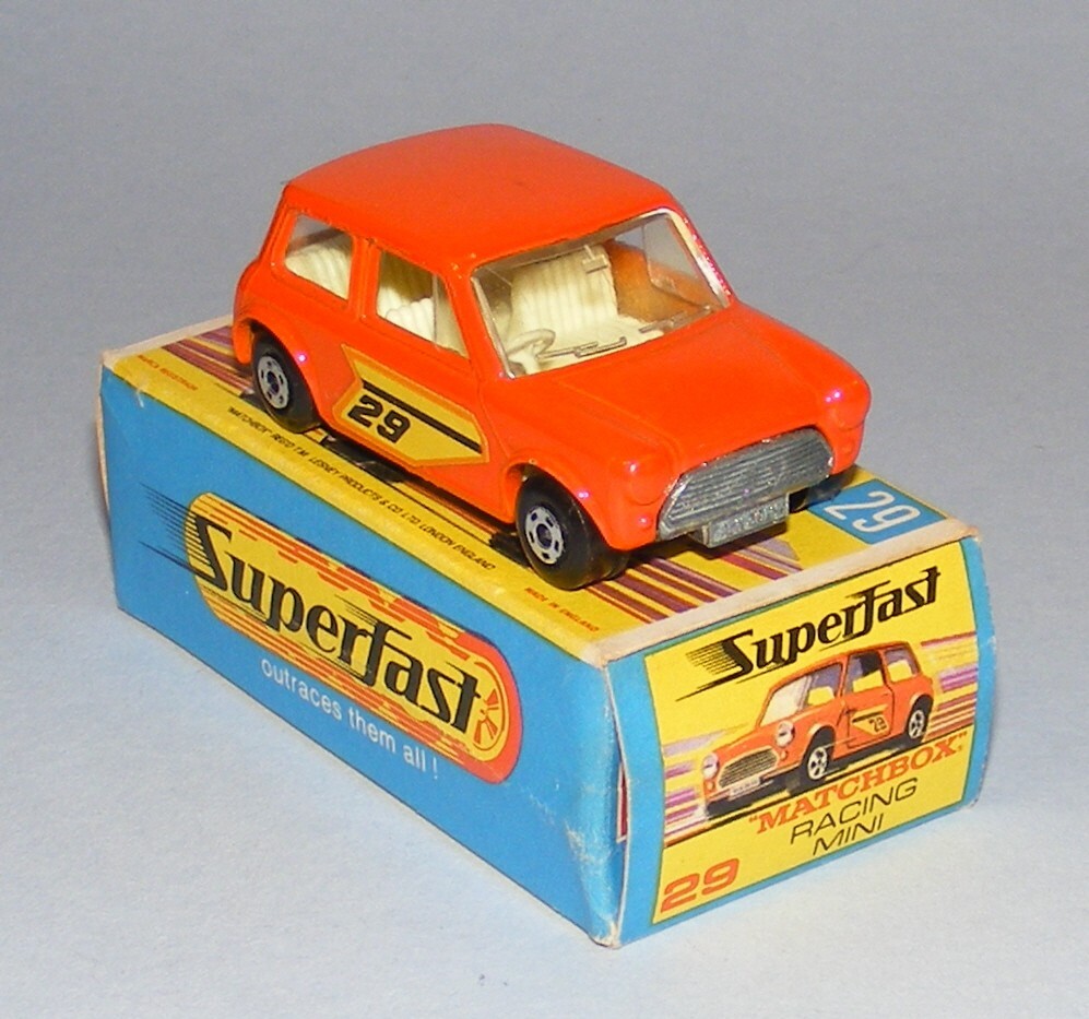 Matchbox 29d, Racing Mini - Free Price Guide & Review