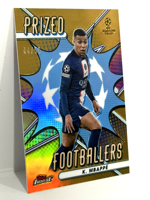 2022-23 Topps Finest UCL PSG Prized Footballers Kylian