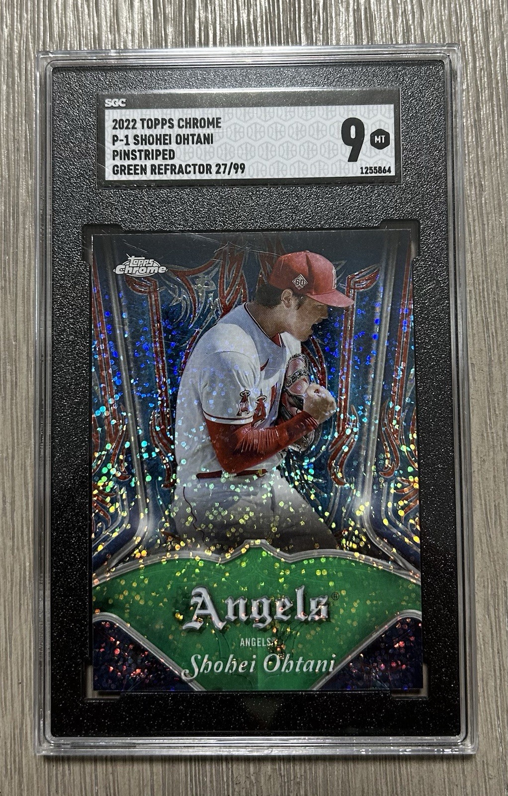 Shohei Ohtani 2022 Topps Chrome #1 Green Refractor /99 Price Guide