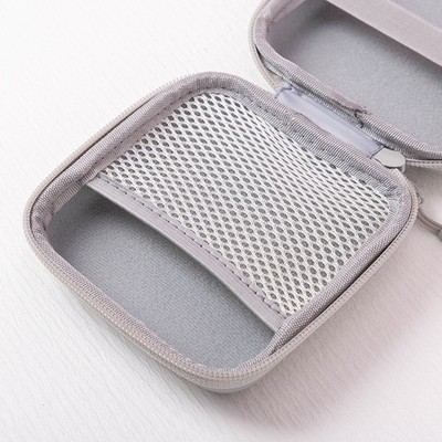 Reisefreundliches EVA Gehäuse für SSD Laufwerk USB Kabel Ladegerät Zubehör O