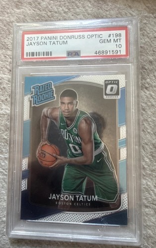 2017-18 Panini Donruss Optic - Rated Rookie Jayson Tatum #198 (RC)