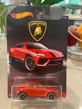 2017 Hot Wheels Lamborghini Urus Red Walmart Exclusive 7/8
