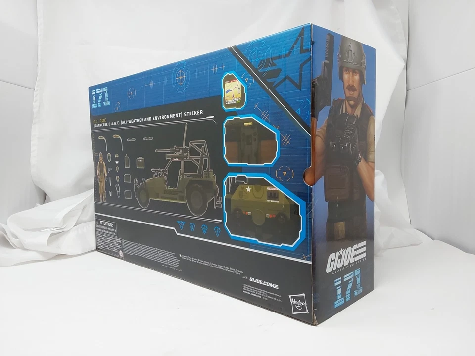 2025 GI Joe Classified 171 CRANKCASE & A.W.E. STRIKER 6" Hasbro Figure & Vehicle - Image 4 of 4