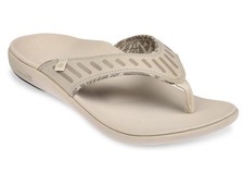 Spenco Yumi Sandal in Tribal Pattern - Oyster - Men 11M