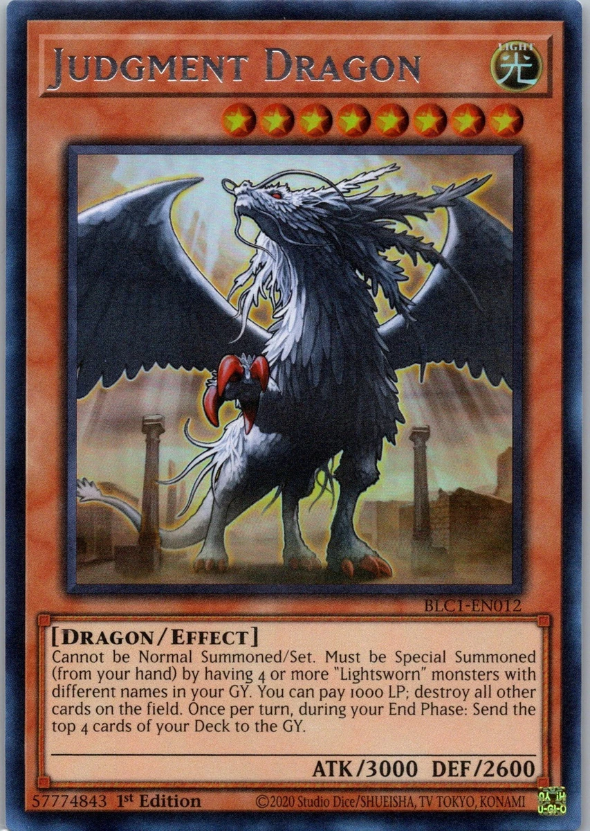 Judgment Dragon Yu-Gi-Oh! TCG Individual Trading Card Games for