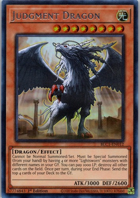 #ad #ad Judgment Dragon Silver 1st Edition Ultra Rare BLC1 EN012 NM $1.50