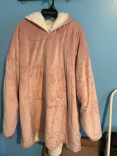 The Comfy Original PINK Wearable Hoodie Blanket Oversized Sherpa Lined