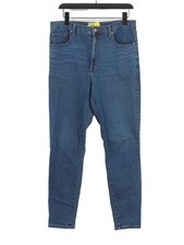 Everlane Women's Jeans W 32 in Blue Cotton with Elastane, Other Skinny