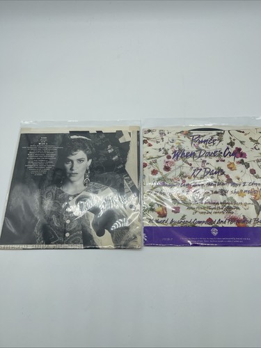 2 PRINCE 45 RPM SCHALLPLATTEN VINYL VINTAGE WHEN DOVES CRY + KISS 1984 RETRO - Bild 2 von 5