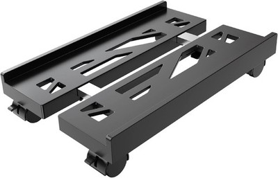 Adjustable Mobile CPU Stand, Ventilated Computer Tower Stand PC Tower Stand with