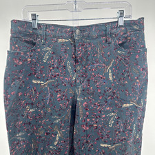 Gloria Vanderbilt Slimming Amanda Stretch Jeans Womens Size 16 Multi Color