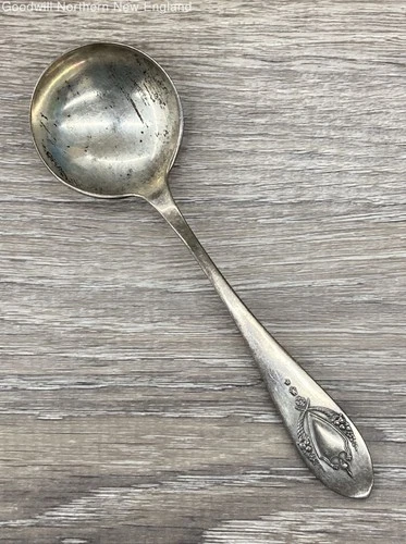 Sterling Silver Rogers, Lunt & Bowlen Mount Vernon Single Soup Gumbo Spoon 5.5"