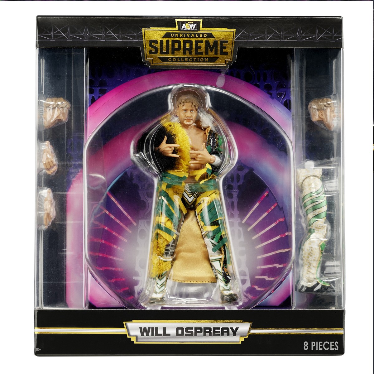 Will Ospreay (Green & Yellow) - AEW Supreme Exclusive Toy
