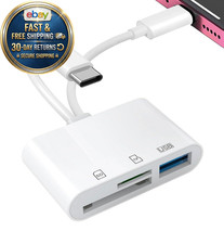 SD Card Reader for iPhone, iPad, Memory Card Readers for Camera Adapter