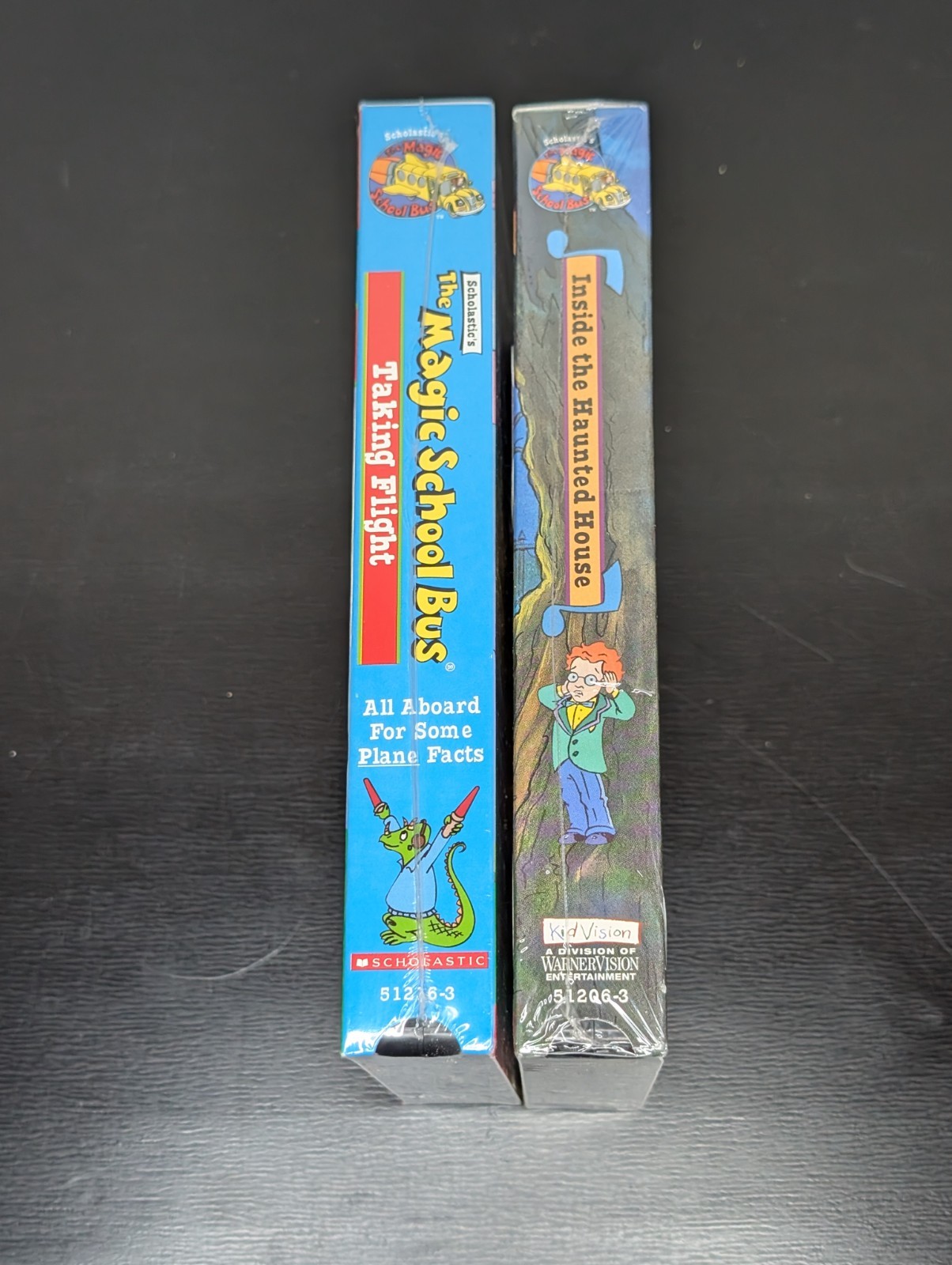 Magic School Bus VHS Lot Scholastic Inside the Haunted House + Taking ...