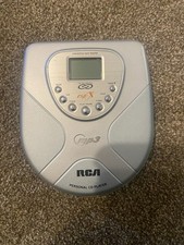 RCA RP2410 MP3 Anti Shock CD Player Discman - Tested And Works. Display Doesn t