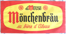 Chapeau - Calot - Bonnet Tour de France : Bière d' Alsace LA MEUSE MONCHENBRAU .