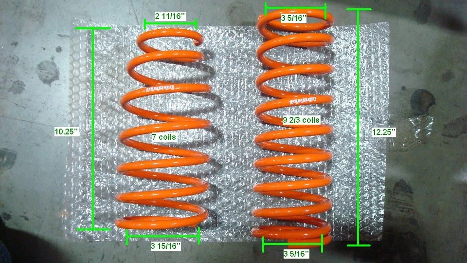 Muelles reductores Megan Racing para Kia Rio 00-05 Foto 3 de 4