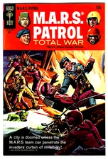 M.A.R.S. Patrol TOTAL WAR #5 in VF/NM a GOLD KEY 1968 War comic MARINES