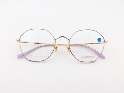 Jill Stuart Eyeglasses, Frames Only, Paula, JS70044 C02, 51-20-140,Gold/Lavender
