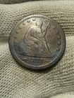 1873 with arrows Seated Liberty Quarter 25C Silver High Grade AU Original