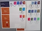 GB 1971 to 1982 Northern Ireland Regional Definitive Stamps First Day Covers (6)