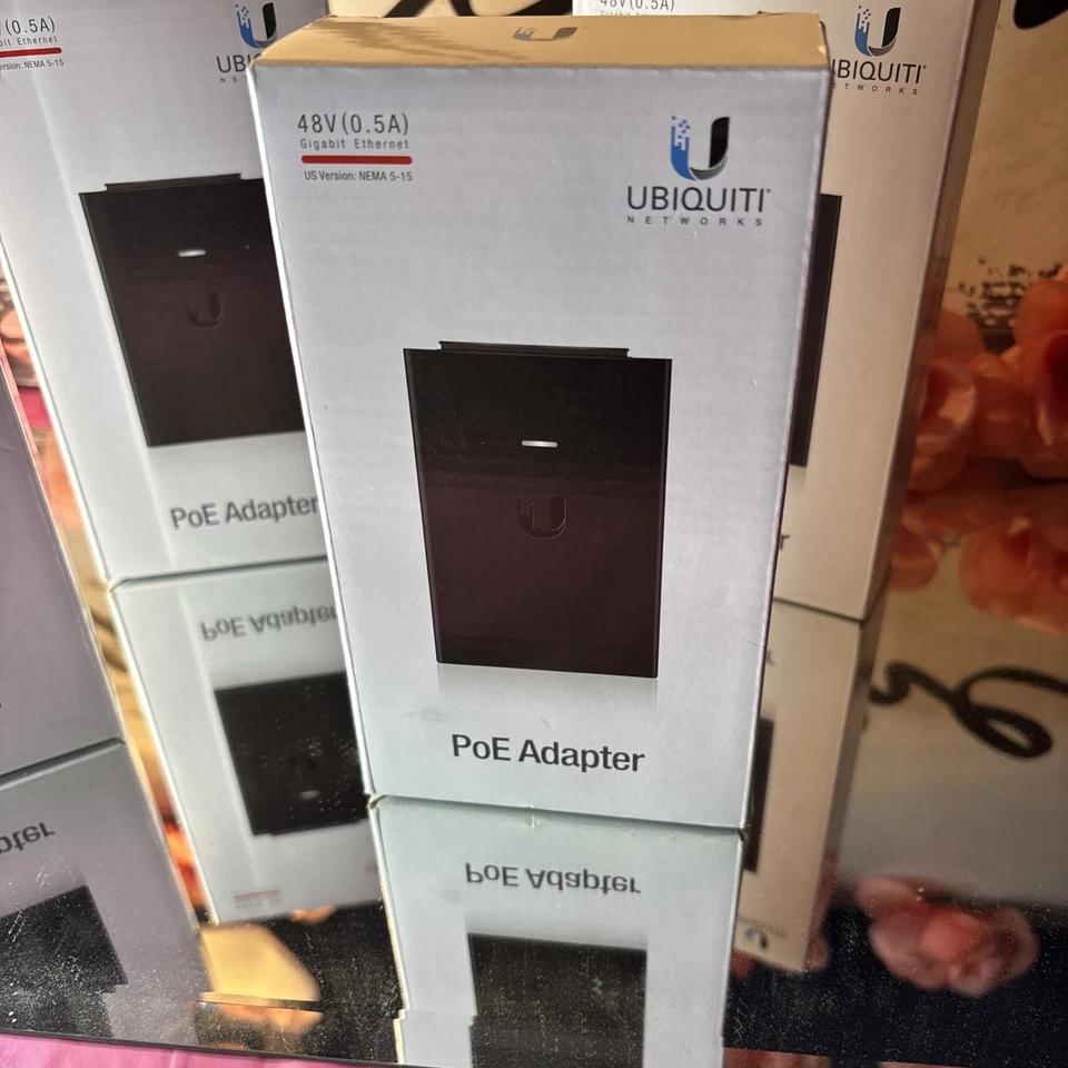 Ubiquiti POE-48-24W-G 48V 0.5A Power Over Ethernet Adapter – New In box. (4) - Image 2 of 3