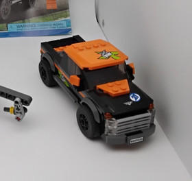 Lego City 4x4 with Xtreme Powerboat 60085 Missing 3 Parts Manual Included No Box