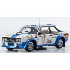 Kyosho 1/18 Fiat 131 Abarth Diecast Model 1980 1000 Lakes Winner, Open Doors