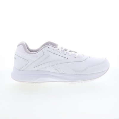 Reebok Walk Ultra 7 DMX MAX Wide 2E Mens White Wide Sneakers Shoes