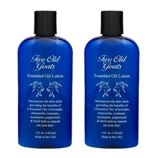 Pack of 2 Anti-inflammatory Essential Oil Lotion by Two Old Goats, 4 Oz / 120 ML