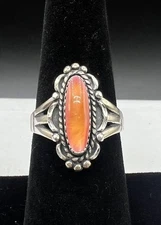 VTG Wheeler Manufacturing Sterling Silver Southwest Style MOP/Shell Ring Sz 7