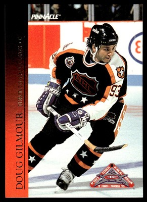 1993 Score Pinnacle All-Stars #44 Doug Gilmour - Toronto Maple Leafs - HOF