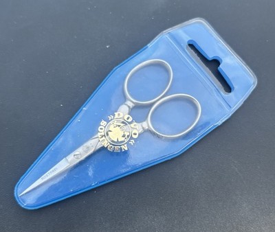 Vintage DOVO 44 Solingen Embroidery Scissors, 4 , Matte Silver Finish