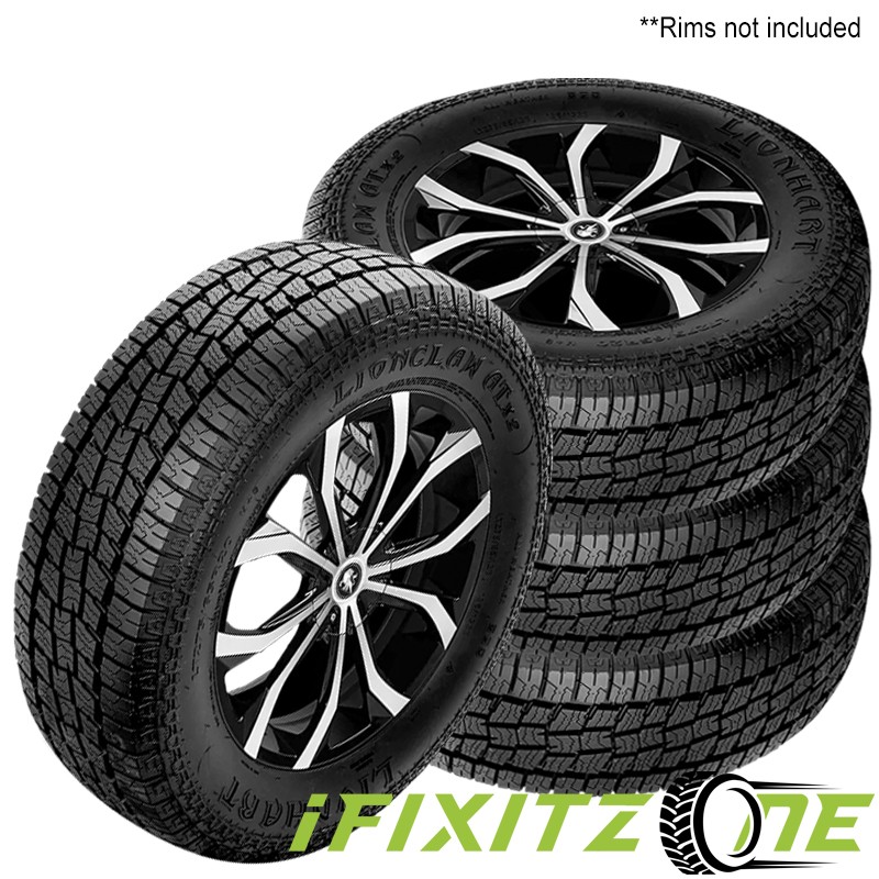 4 Lionhart Lionclaw ATX2 LT285/70R17 121/118Q Tires, 10 Ply