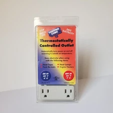 TC-3 Thermo Cube Thermostatically Controlled Power Outlet 120 Vac/15A USA Made
