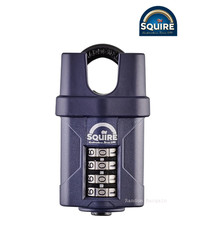 Squire CP50CS Weather Resistant 50mm Combination Padlock 4 wheel Closed Shackle